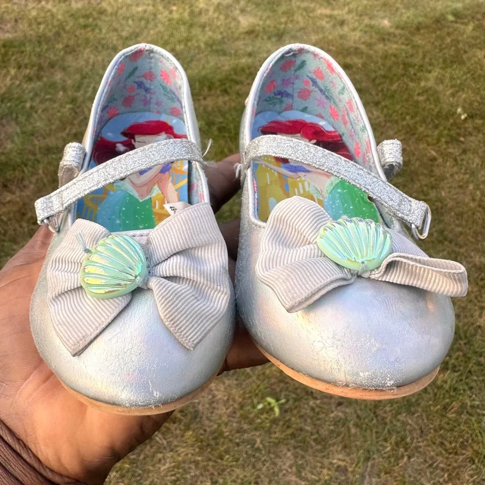 Disney Princess Little Mermaid Ariel Costume Shoes Toddler Size 10